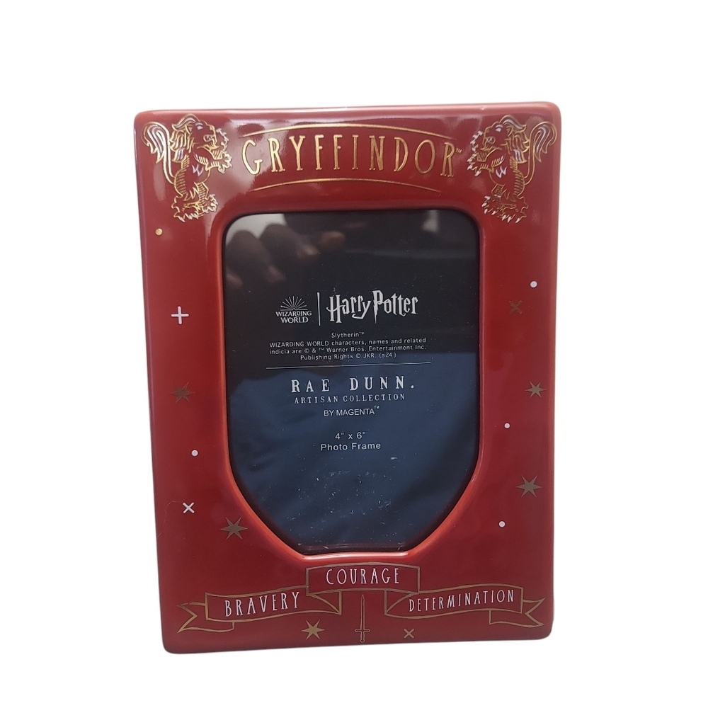 Gryffindor Rae Dunn Black Photo Frame‎